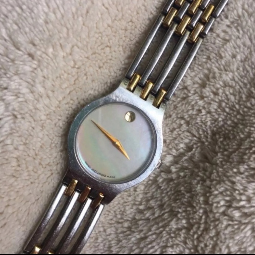 Movado Sapphire Mother of Pearl watch!